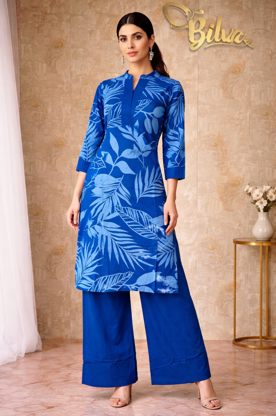 8 Blue Kurta Set - Image 1