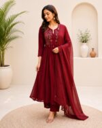 Anarkali  Kurti set B018 - Image 2